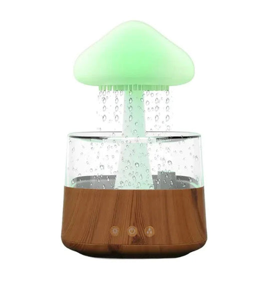 ShroomCloud 2.0 Air Humidifier - Rain & Cloud Aromatherapy Lamp + Essential Oil Diffuser